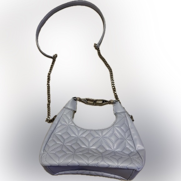 Light Blue Quilted Steve Madden Bag - Picture 3 of 6